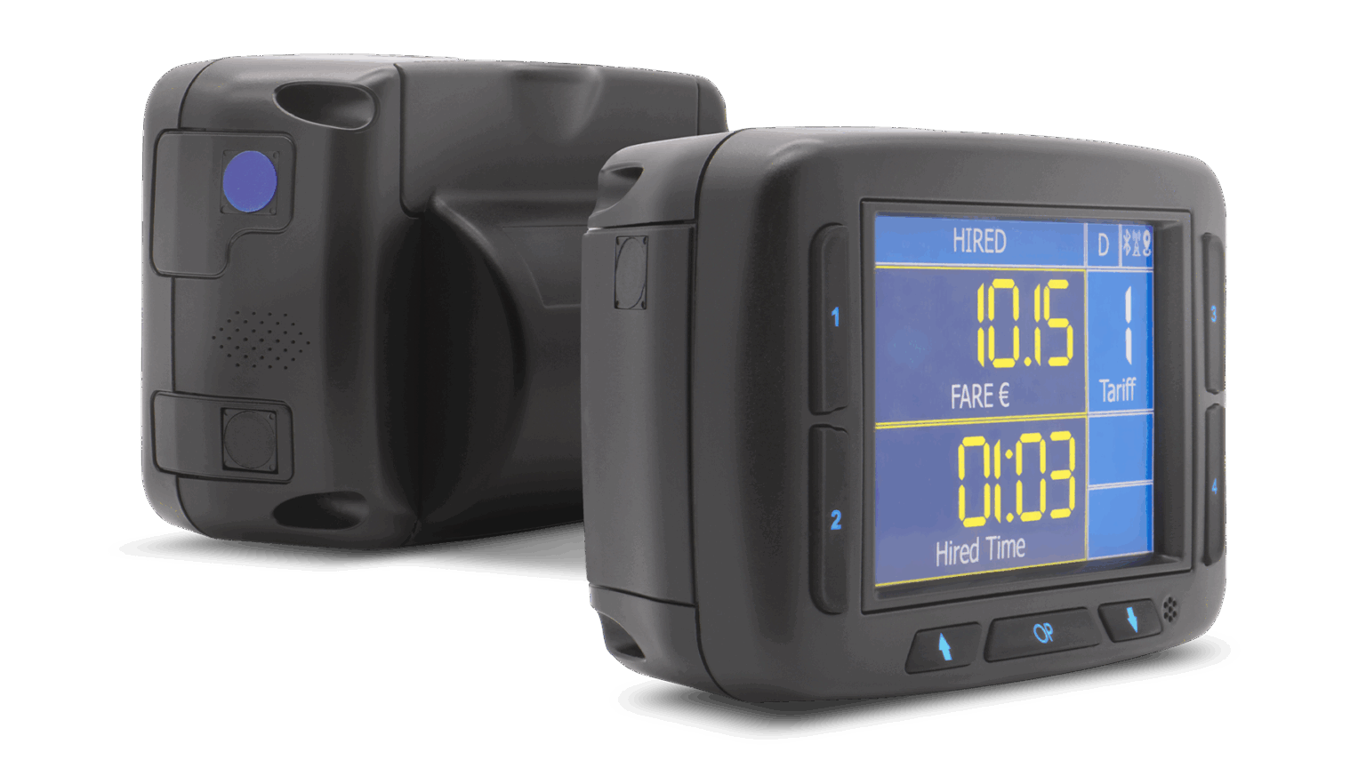 digitax f4 plus smart taximeter with integrated 50 mm thermal printer gnss bluetooth and 4g 5g cat m connectivity all in one certified taximeter