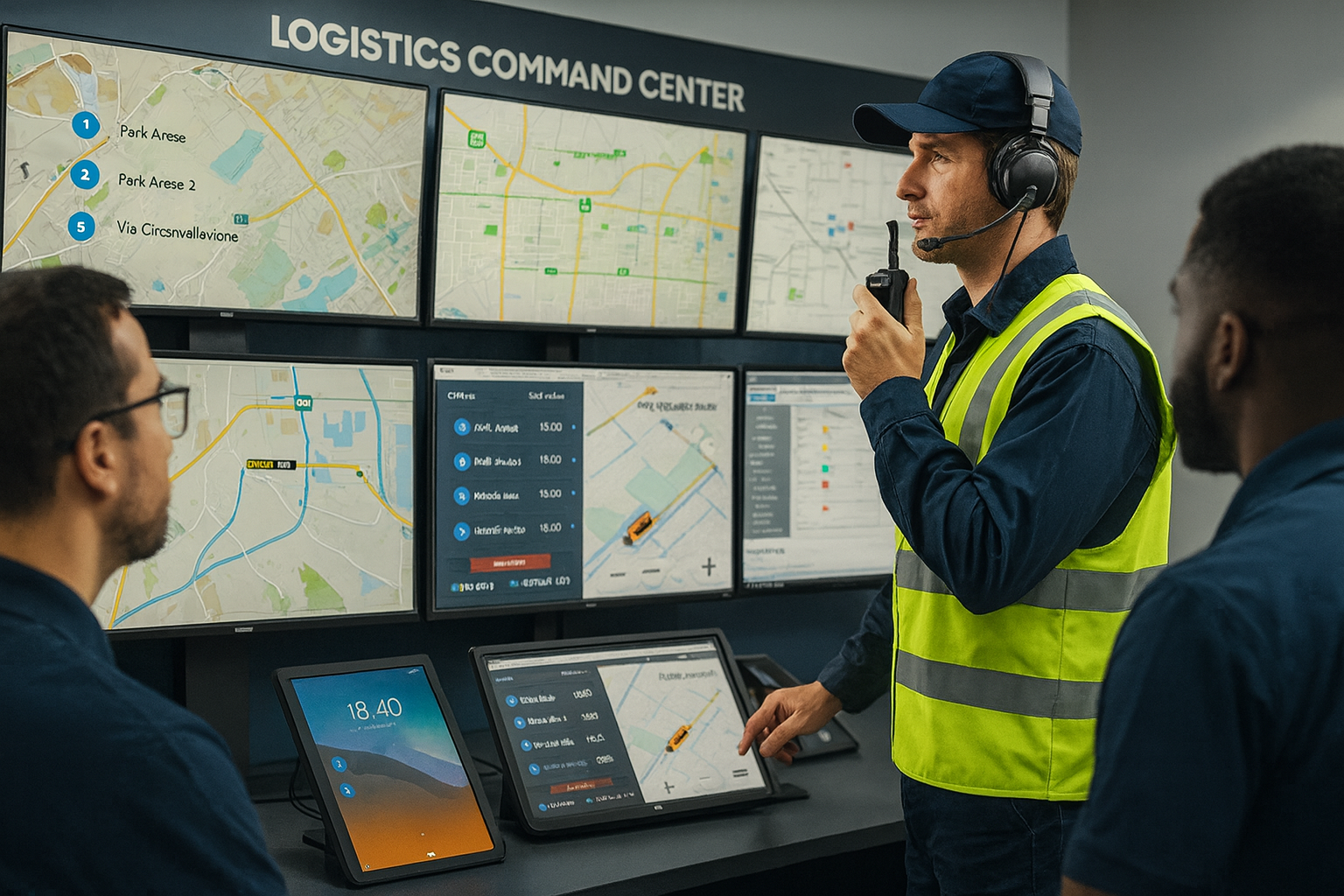 Construction dispatch center